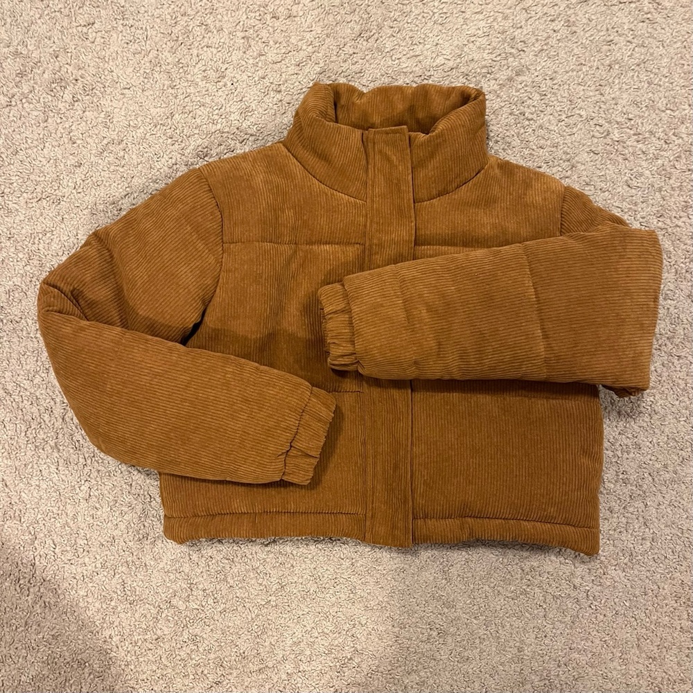 Cropped puffer coat | size XL